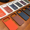 Capa Magnética Luxuosa de Tecido para Magsafe para iPhone 18 17 16 15 Plus 14 13