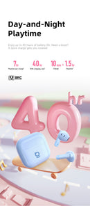 Baseus Bass BS2 Lite True Wireless Fones de ouvido Bluetooth 6.0 Fones de ouvido