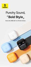 Baseus Bass BS2 Lite True Wireless Fones de ouvido Bluetooth 6.0 Fones de ouvido