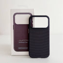 Capa Magnética Luxuosa de Tecido para Magsafe para iPhone 18 17 16 15 Plus 14 13