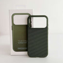 Capa Magnética Luxuosa de Tecido para Magsafe para iPhone 18 17 16 15 Plus 14 13