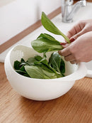 1/3 peças-coador tigela de arroz cesta de tigela tigela de frutas cesta de drena