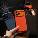 Capa Magnética Luxuosa de Tecido para Magsafe para iPhone 18 17 16 15 Plus 14 13