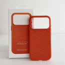 Capa Magnética Luxuosa de Tecido para Magsafe para iPhone 18 17 16 15 Plus 14 13
