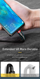Baseus usb tipo c para cabo usb c para iphone 17 16 100w/5a pd cabo de carregame